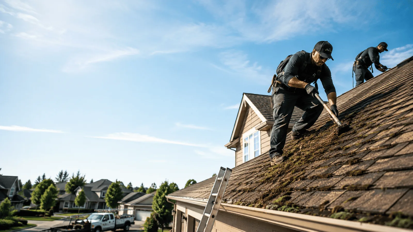 Roof Moss Removal in Blue, AZ near me